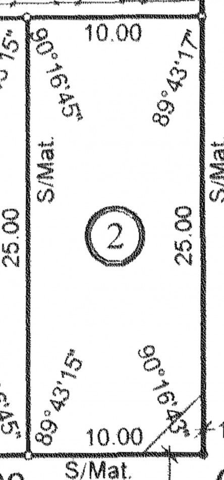 VENTA LOTE  EN ESQUINA 10 X 25 - REF. No 1367