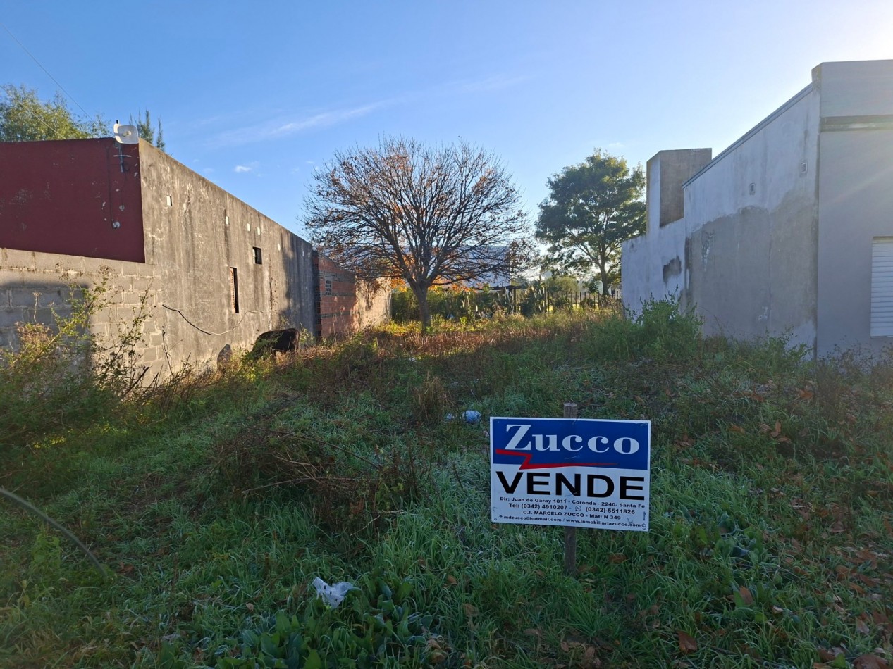 Venta de lote 330 m2 (10x33)- CORONDA- Ref 1380